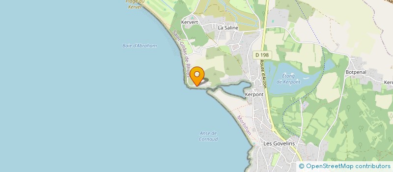 localisation de l'entreprise SOCIETE CIVILE DU ROHU  SAINT-GILDAS-DE-RHUYS