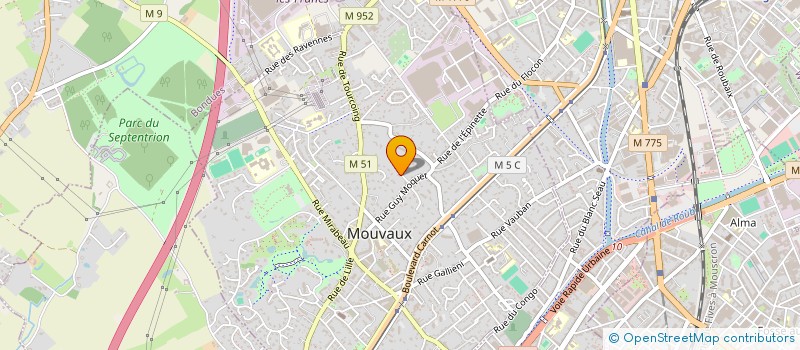 localisation de l'entreprise SOCIETE CIVILE DU SABLON à MOUVAUX