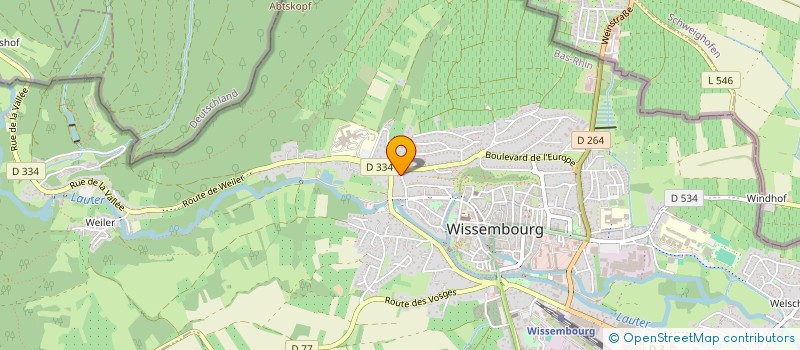 localisation de l'entreprise SOCIETE CIVILE DU SEMOIR  WISSEMBOURG