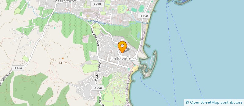 localisation de l'entreprise SOCIETE CIVILE DU SOLEIL  BORMES-LES-MIMOSAS