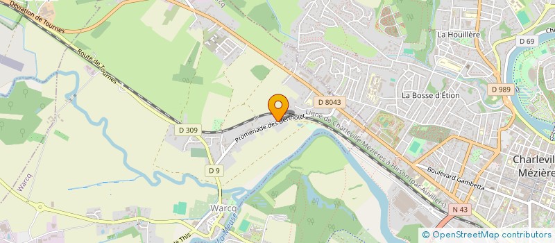 localisation de l'entreprise SOCIETE CIVILE DU SOLEIL  WARCQ