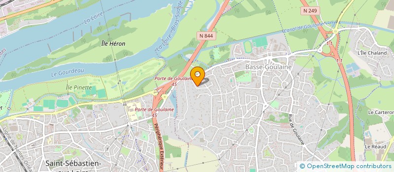 localisation de l'entreprise SOCIETE CIVILE DU STUDIO SM  BASSE-GOULAINE