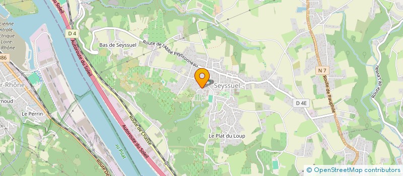 localisation de l'entreprise SOCIETE CIVILE DU SUBELLIN  SEYSSUEL