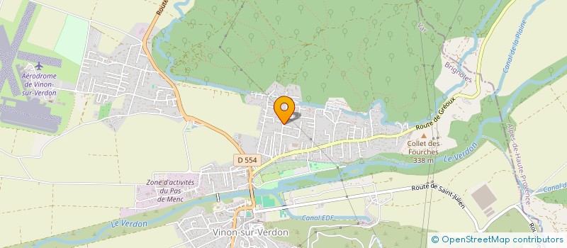 localisation de l'entreprise SOCIETE CIVILE DU SUD  VINON-SUR-VERDON