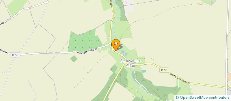 localisation de l'entreprise SOCIETE CIVILE DU TEILLAGE à BEAUVAL-EN-CAUX