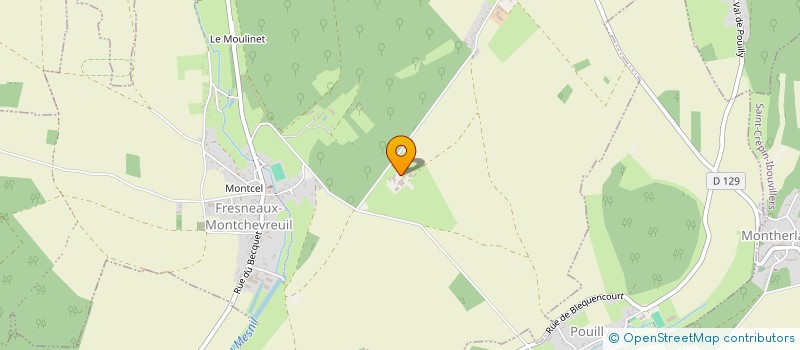 localisation de l'entreprise SOCIETE CIVILE DU VENERE  MONTCHEVREUIL