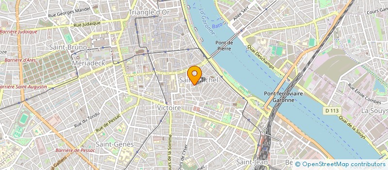 localisation de l'entreprise SOCIETE CIVILE DU VIEUX BORDEAUX à BORDEAUX