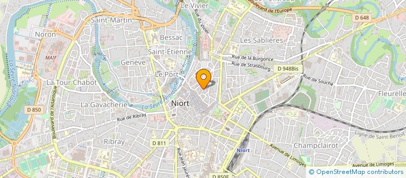 localisation de l'entreprise SOCIETE CIVILE DU VIVIER à NIORT