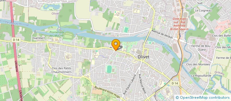 localisation de l'entreprise SOCIETE CIVILE DUBOIS POTIER à OLIVET