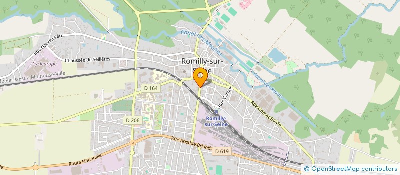 localisation de l'entreprise SOCIETE CIVILE DUDYNCZAK MD à ROMILLY-SUR-SEINE