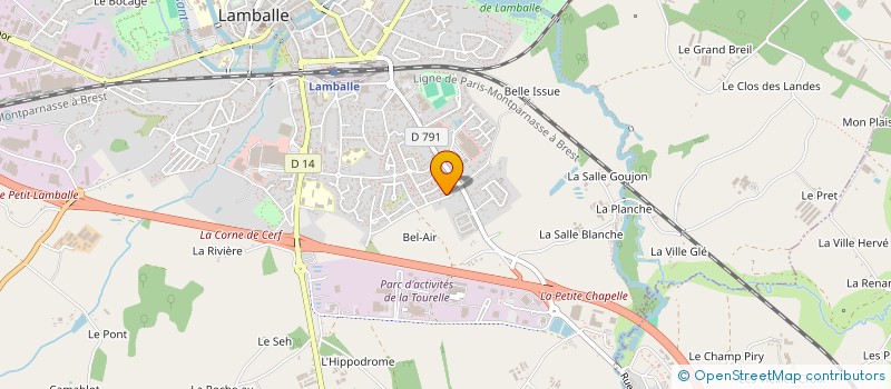 localisation de l'entreprise SOCIETE CIVILE E.T.M  LAMBALLE-ARMOR