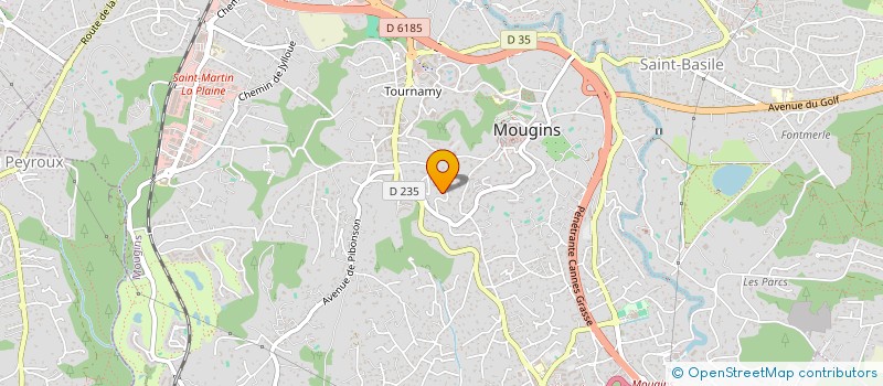 localisation de l'entreprise SOCIETE CIVILE EB à MOUGINS