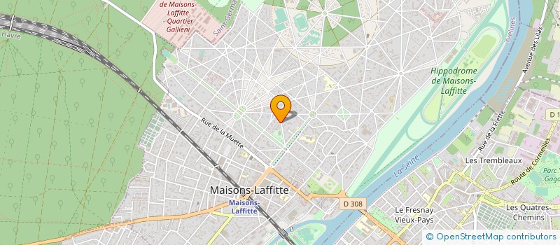 localisation de l'entreprise SOCIETE CIVILE ECURIE CHAMPAGNE  MAISONS-LAFFITTE