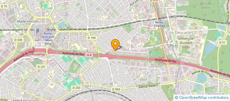 localisation de l'entreprise SOCIETE CIVILE EDAVLIE à NOISY-LE-GRAND