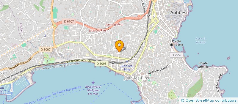 localisation de l'entreprise SOCIETE CIVILE EDEN PARK-JADANE A à ANTIBES