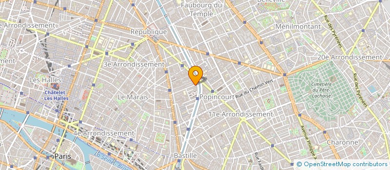 localisation de l'entreprise SOCIETE CIVILE EDIMAGE  PARIS