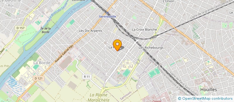 localisation de l'entreprise SOCIETE CIVILE EFFERVESCENCE  SARTROUVILLE