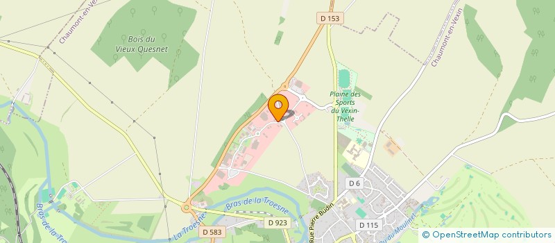 localisation de l'entreprise SOCIETE CIVILE ELMA  CHAUMONT-EN-VEXIN