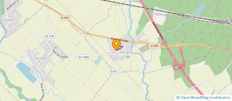 localisation de l'entreprise SOCIETE CIVILE ELPG  SOIRANS