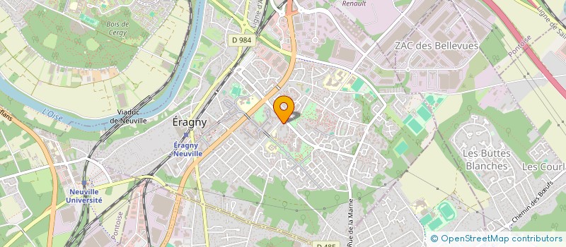 localisation de l'entreprise SOCIETE CIVILE ELYTIS  ERAGNY