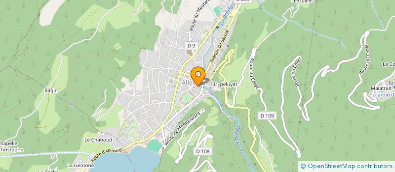 localisation de l'entreprise SOCIETE CIVILE EMMA  ALLEVARD