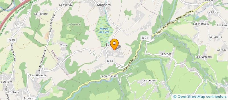 localisation de l'entreprise SOCIETE CIVILE ESPACE DENESYL  ENTRELACS