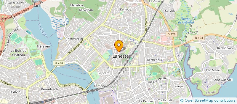 localisation de l'entreprise SOCIETE CIVILE ET IMMOBILIERE DE L'AVENIR  LANESTER