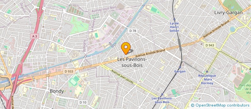 localisation de l'entreprise SOCIETE CIVILE ET IMMOBILIERE GUIMOES à LES PAVILLONS-SOUS-BOIS