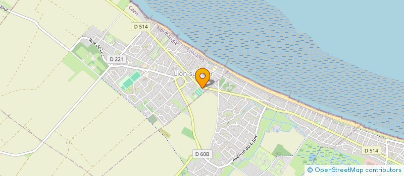 localisation de l'entreprise SOCIETE CIVILE ET IMMOBILIERE LION HERMANVILLE  LION-SUR-MER