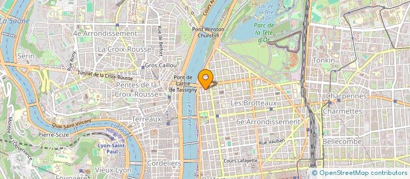 localisation de l'entreprise SOCIETE CIVILE ET IMMOBILIERE SAINTELYON  LYON