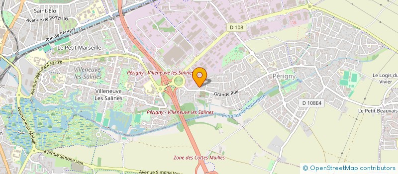 localisation de l'entreprise SOCIETE CIVILE ETOILE DE MER  PERIGNY