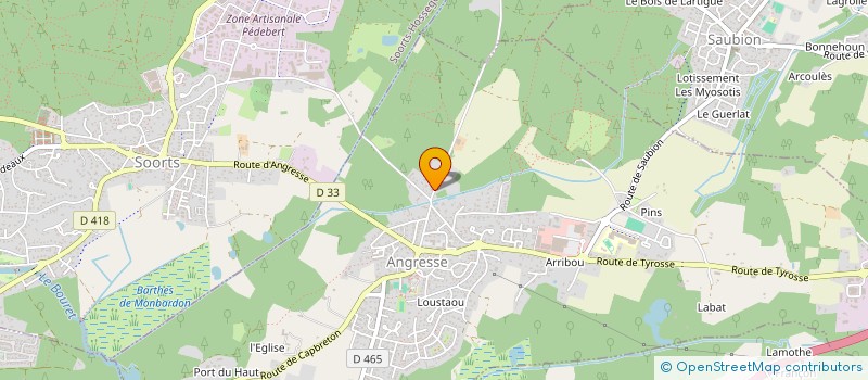 localisation de l'entreprise SOCIETE CIVILE ETXEAN BELAZA  ANGRESSE