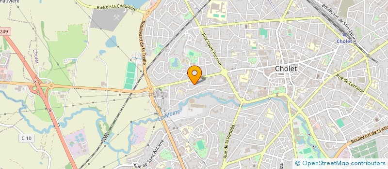 localisation de l'entreprise SOCIETE CIVILE EVAMA  CHOLET