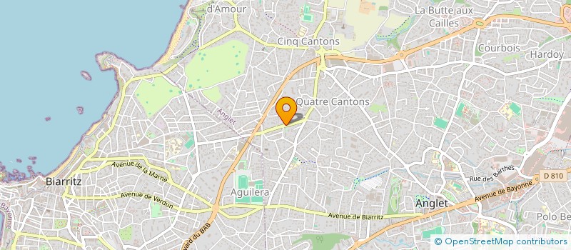 localisation de l'entreprise SOCIETE CIVILE EVAYO  ANGLET