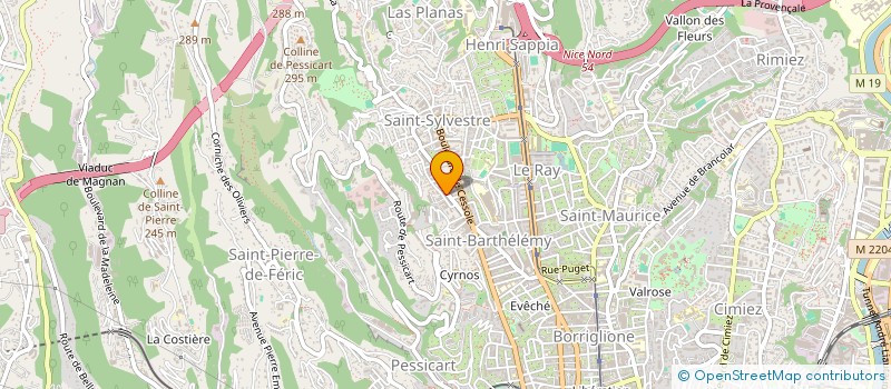 localisation de l'entreprise SOCIETE CIVILE F R à NICE