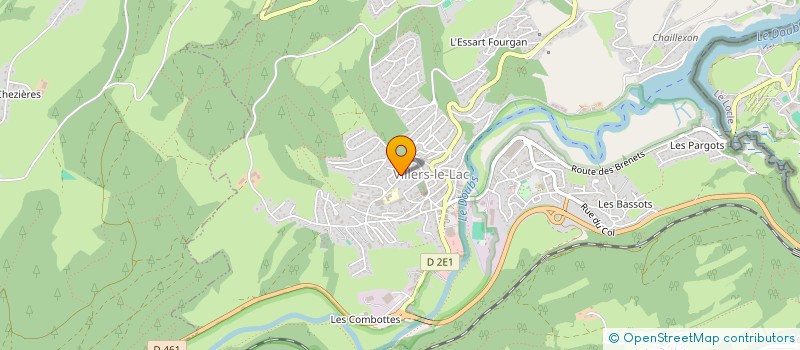 localisation de l'entreprise SOCIETE CIVILE F2GH  VILLERS-LE-LAC