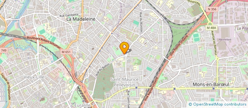 localisation de l'entreprise SOCIETE CIVILE FAMILIAL VANDAMME THIRIEZ à LILLE