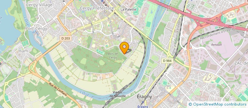 localisation de l'entreprise SOCIETE CIVILE FAMILIALE 42 F  CERGY