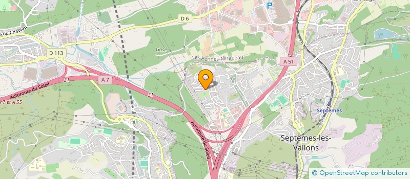 localisation de l'entreprise SOCIETE CIVILE FAMILIALE BANET à SEPTEMES LES VALLONS