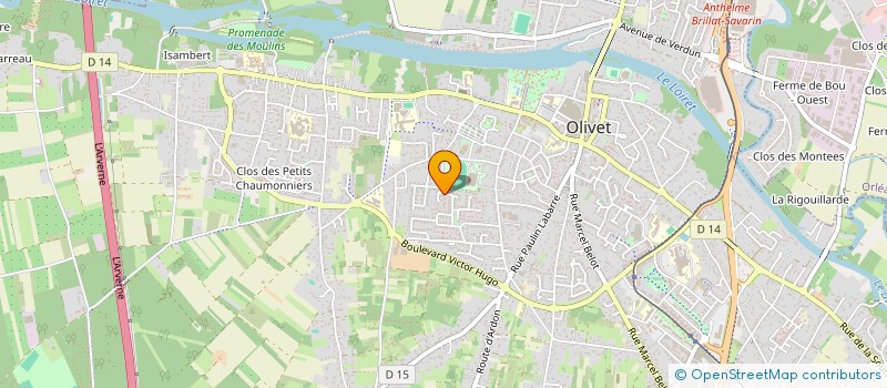 localisation de l'entreprise SOCIETE CIVILE FAMILIALE BENJU à OLIVET
