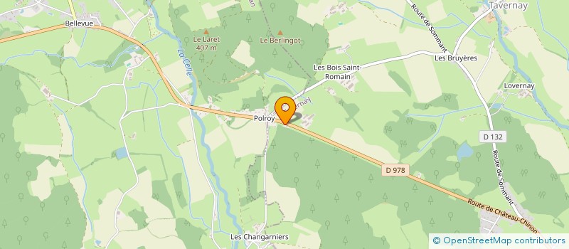 localisation de l'entreprise SOCIETE CIVILE FAMILIALE BERNARD BROCHOT  LA CELLE-EN-MORVAN