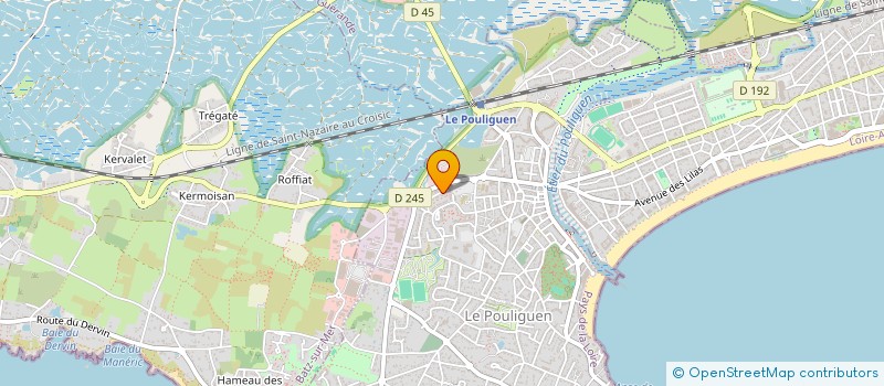 localisation de l'entreprise SOCIETE CIVILE FAMILIALE GOURMAUD  LE POULIGUEN