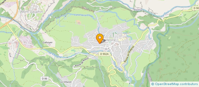 localisation de l'entreprise SOCIETE CIVILE FAMILIALE JULAUR à GUILLESTRE
