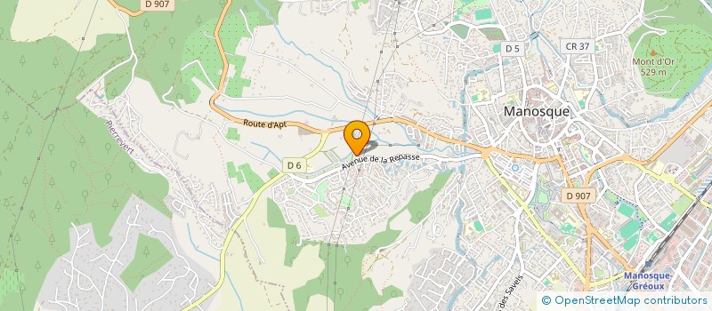 localisation de l'entreprise SOCIETE CIVILE FAMILIALE LA CALADE DE RN à MANOSQUE