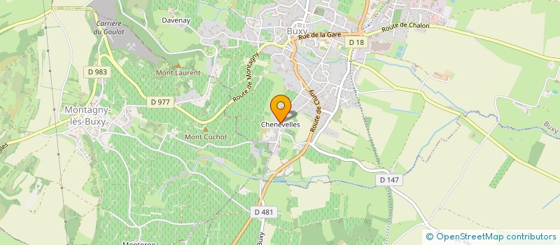 localisation de l'entreprise SOCIETE CIVILE FAMILIALE LAGOUTTE  BUXY