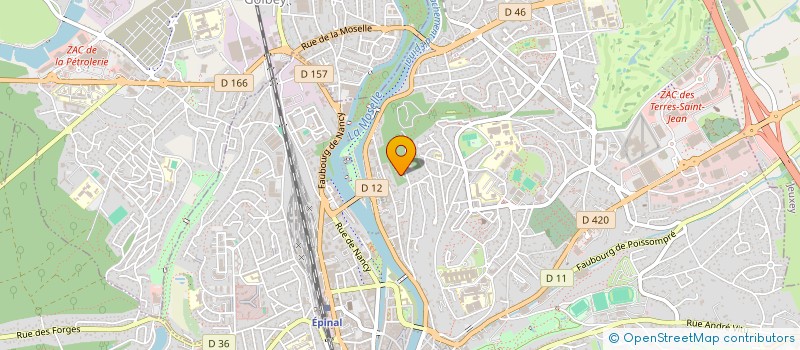 localisation de l'entreprise SOCIETE CIVILE FAMILIALE LECLERC - SCFL à EPINAL
