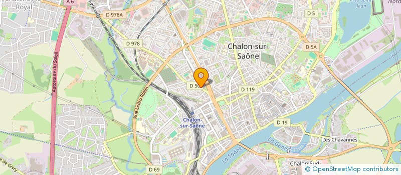localisation de l'entreprise SOCIETE CIVILE FAMILIALE LORSERY à CHALON-SUR-SAONE
