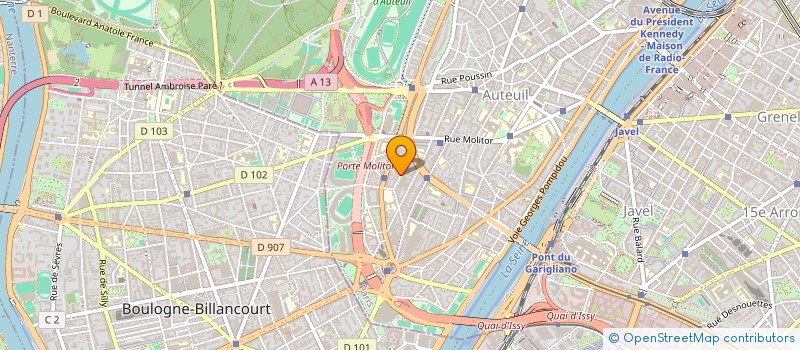 localisation de l'entreprise SOCIETE CIVILE FAMILIALE MARTELLI  PARIS