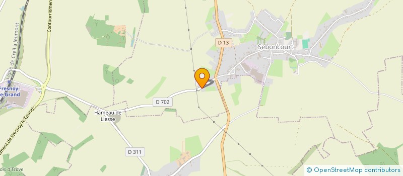 localisation de l'entreprise SOCIETE CIVILE FAMILIALE PALONSIER à FONTAINE-NOTRE-DAME