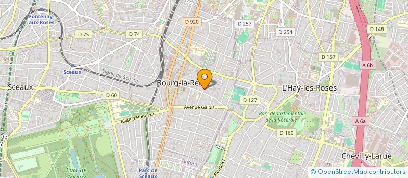 localisation de l'entreprise SOCIETE CIVILE FAMILIALE SNOBECK à BOURG-LA-REINE